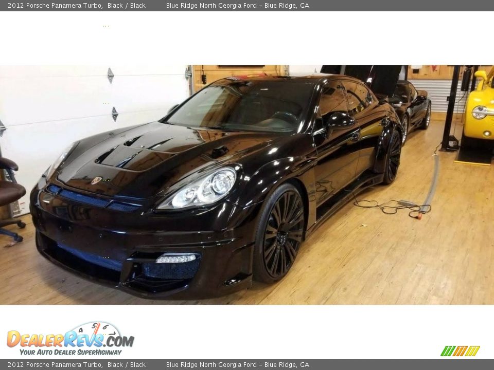 2012 Porsche Panamera Turbo Black / Black Photo #1