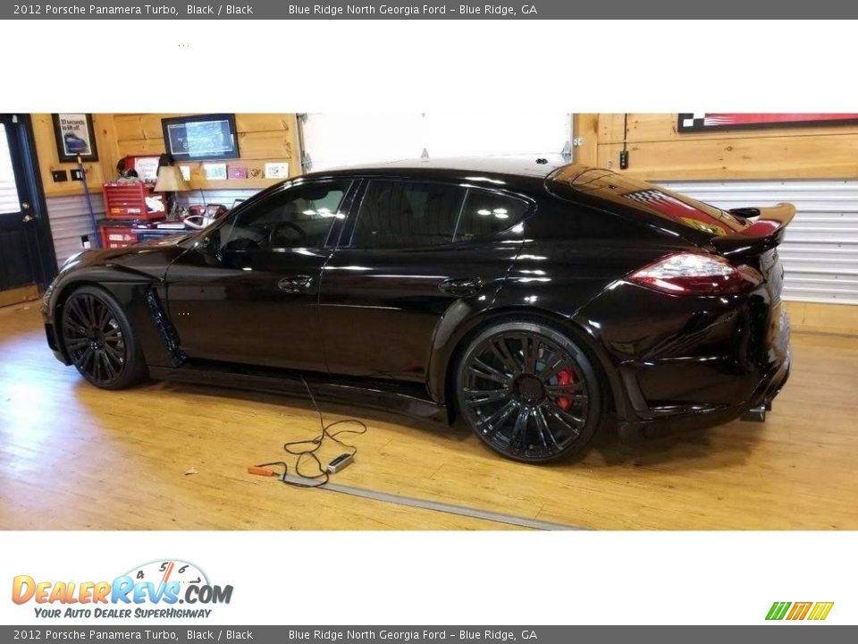 2012 Porsche Panamera Turbo Black / Black Photo #2
