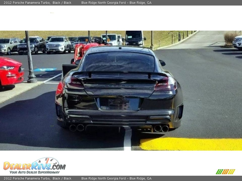 2012 Porsche Panamera Turbo Black / Black Photo #3