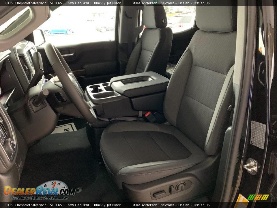 2019 Chevrolet Silverado 1500 RST Crew Cab 4WD Black / Jet Black Photo #8