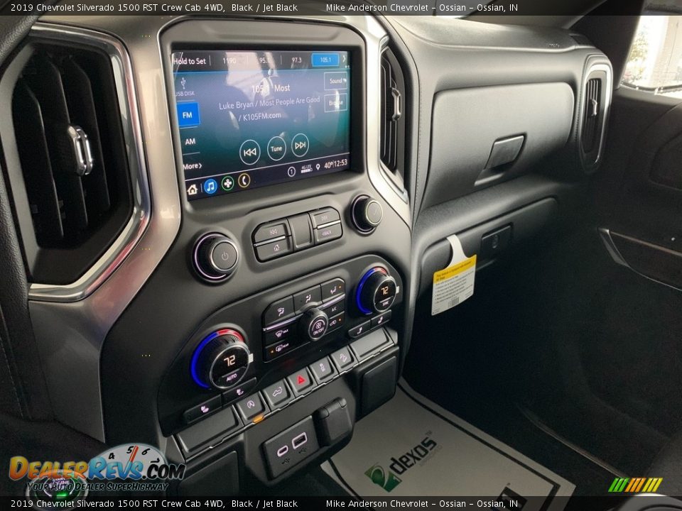 2019 Chevrolet Silverado 1500 RST Crew Cab 4WD Black / Jet Black Photo #12