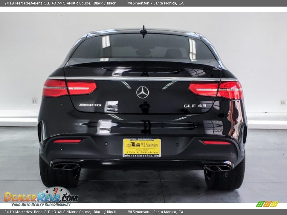 2019 Mercedes-Benz GLE 43 AMG 4Matic Coupe Black / Black Photo #3