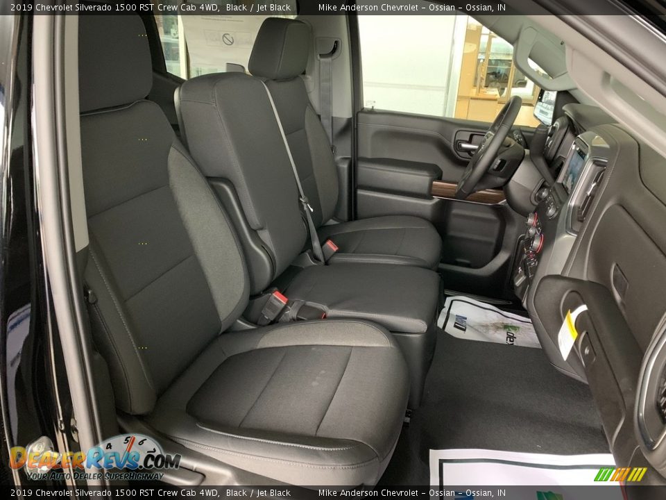 2019 Chevrolet Silverado 1500 RST Crew Cab 4WD Black / Jet Black Photo #33
