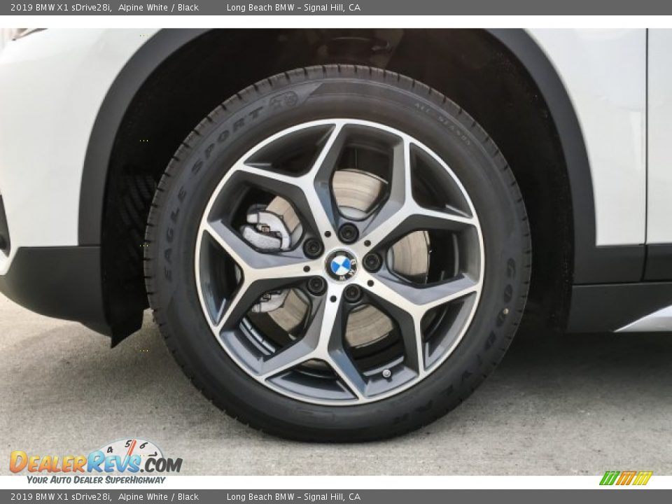 2019 BMW X1 sDrive28i Alpine White / Black Photo #9