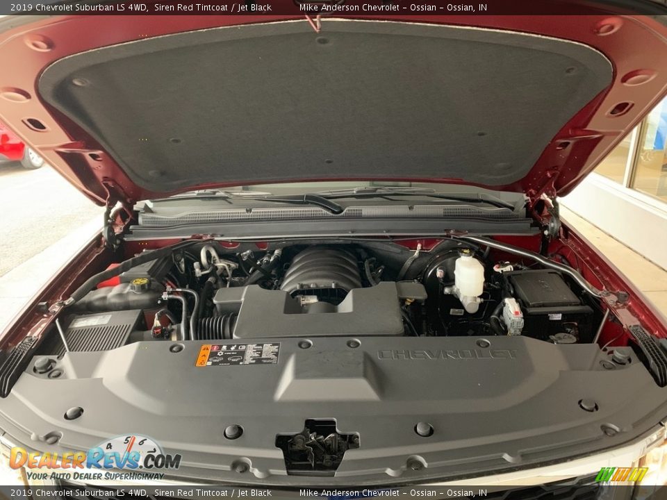 2019 Chevrolet Suburban LS 4WD Siren Red Tintcoat / Jet Black Photo #3