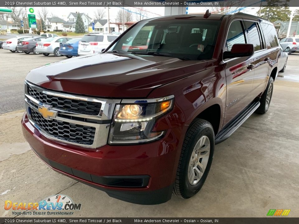 2019 Chevrolet Suburban LS 4WD Siren Red Tintcoat / Jet Black Photo #4