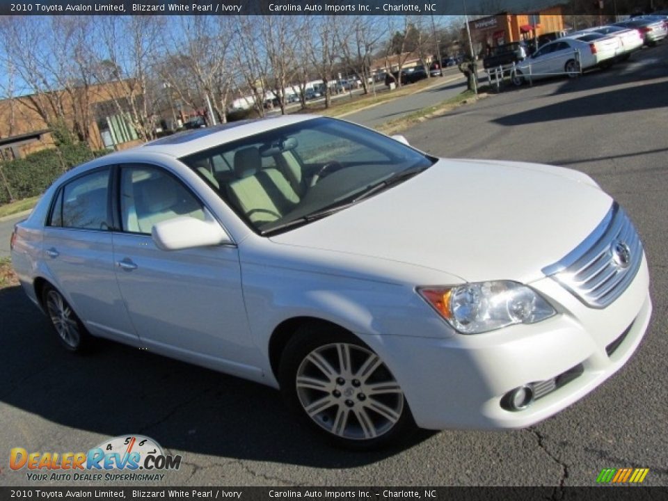 2010 Toyota Avalon Limited Blizzard White Pearl / Ivory Photo #3