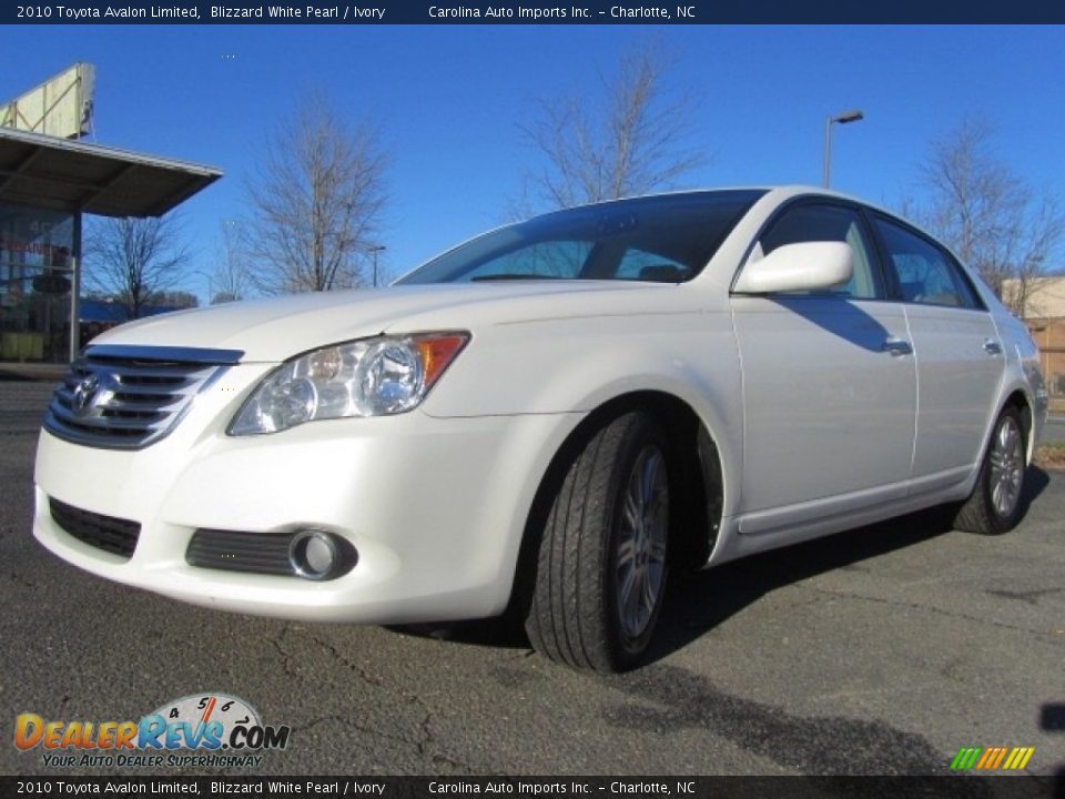 2010 Toyota Avalon Limited Blizzard White Pearl / Ivory Photo #6
