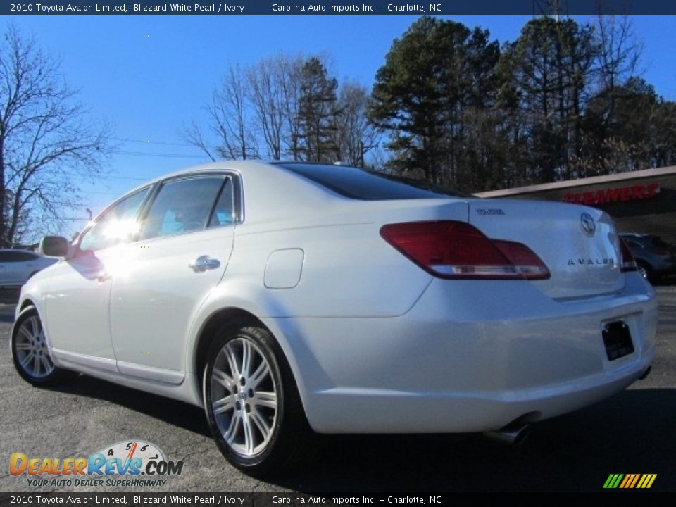 2010 Toyota Avalon Limited Blizzard White Pearl / Ivory Photo #8
