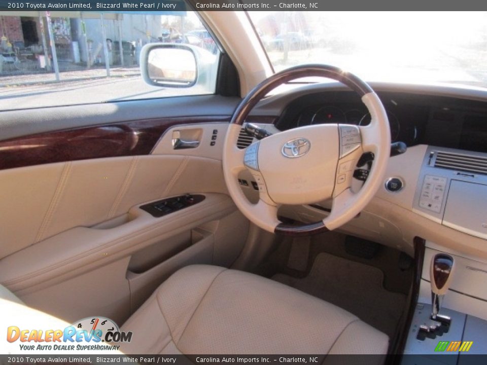 2010 Toyota Avalon Limited Blizzard White Pearl / Ivory Photo #12