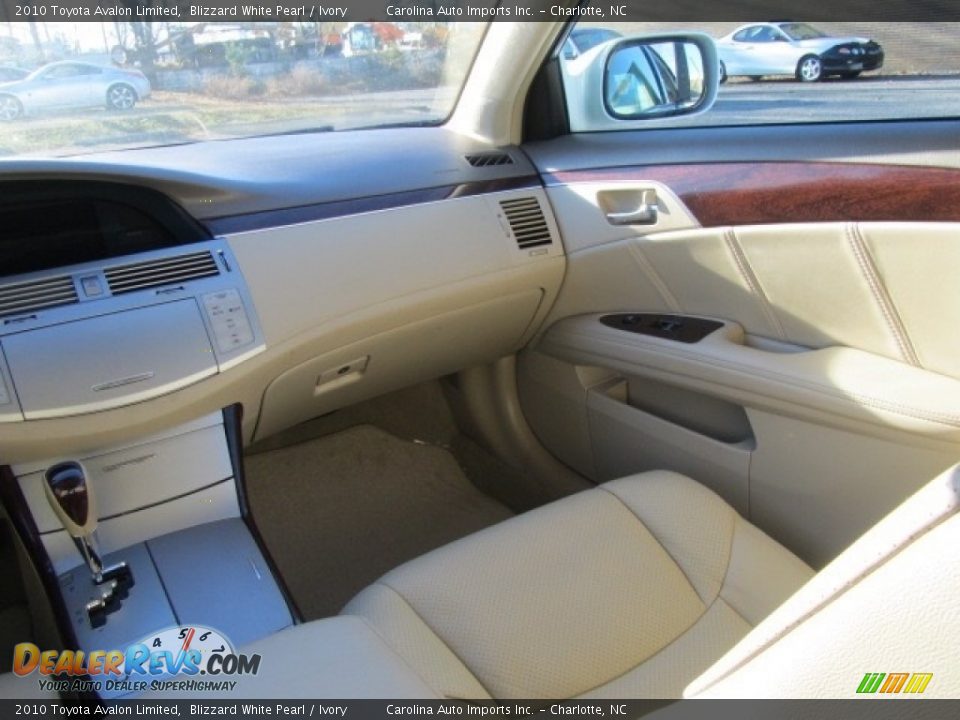 2010 Toyota Avalon Limited Blizzard White Pearl / Ivory Photo #14