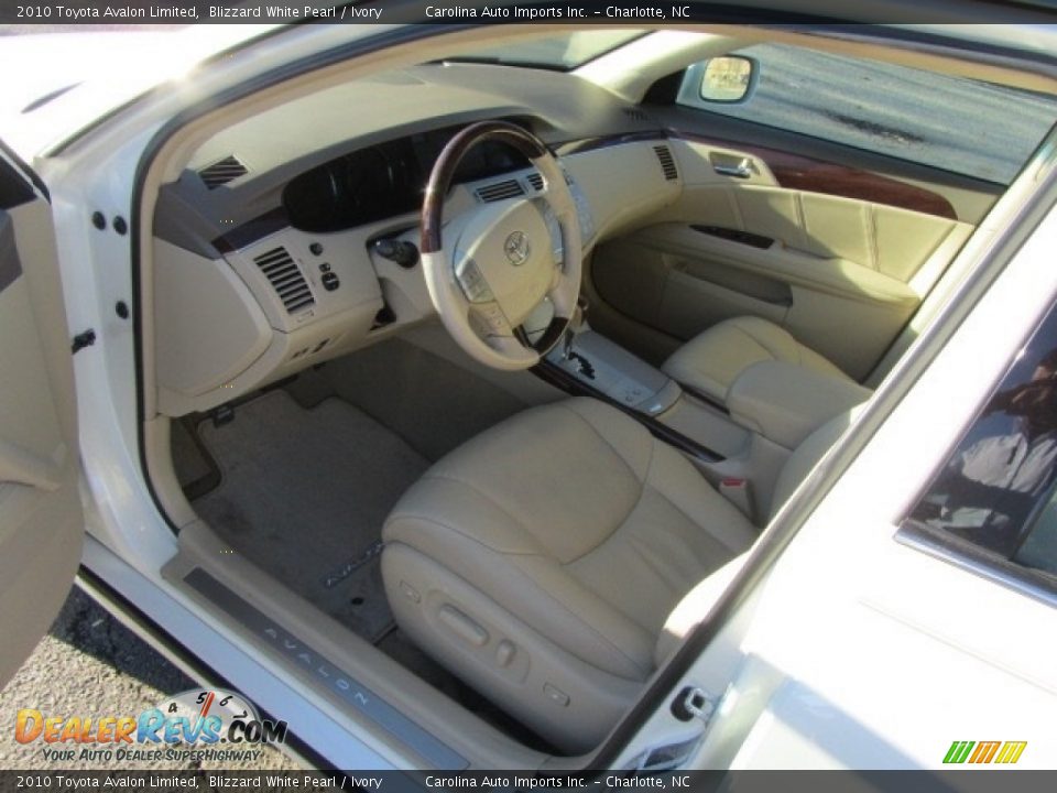 2010 Toyota Avalon Limited Blizzard White Pearl / Ivory Photo #16