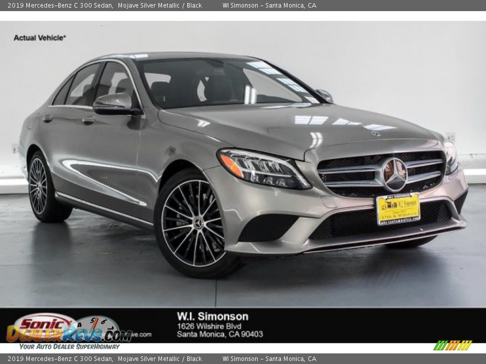 2019 Mercedes-Benz C 300 Sedan Mojave Silver Metallic / Black Photo #1