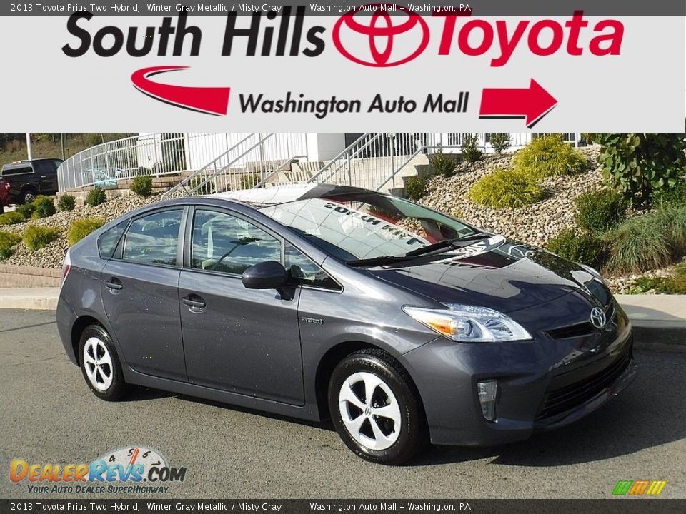2013 Toyota Prius Two Hybrid Winter Gray Metallic / Misty Gray Photo #1