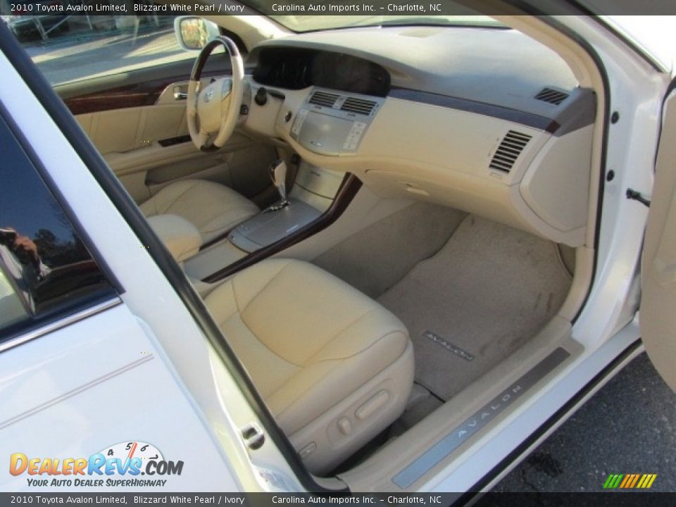 2010 Toyota Avalon Limited Blizzard White Pearl / Ivory Photo #21