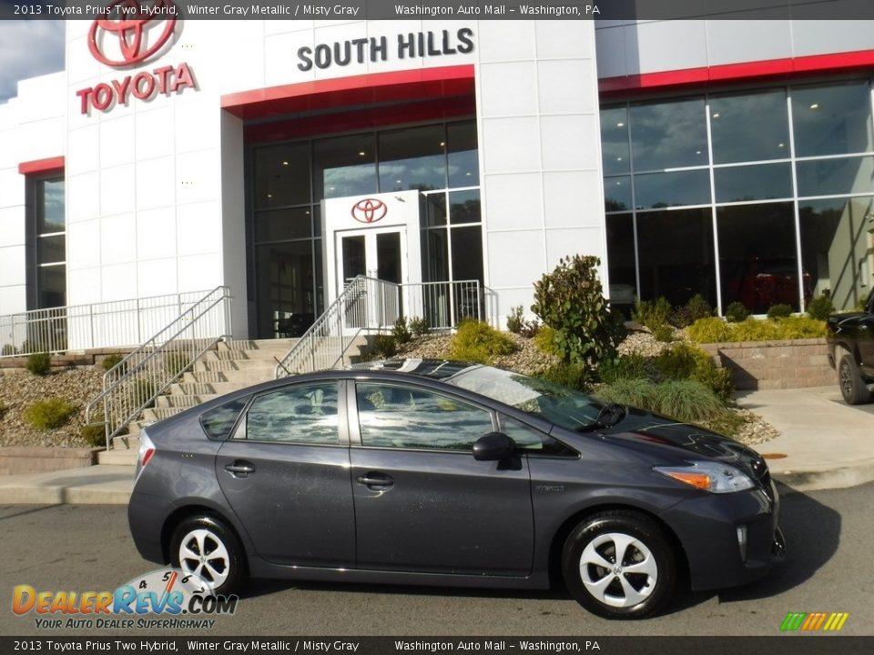 2013 Toyota Prius Two Hybrid Winter Gray Metallic / Misty Gray Photo #2