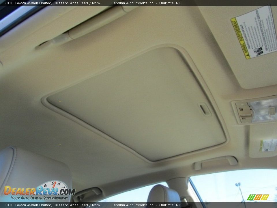2010 Toyota Avalon Limited Blizzard White Pearl / Ivory Photo #23