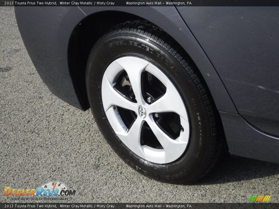 2013 Toyota Prius Two Hybrid Winter Gray Metallic / Misty Gray Photo #3