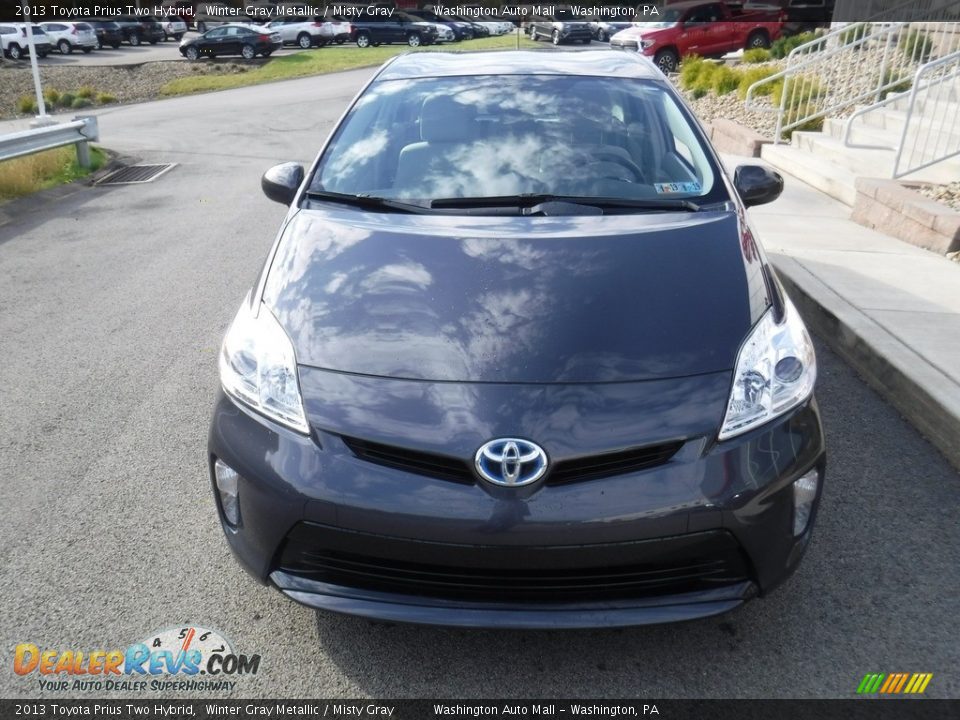 2013 Toyota Prius Two Hybrid Winter Gray Metallic / Misty Gray Photo #4