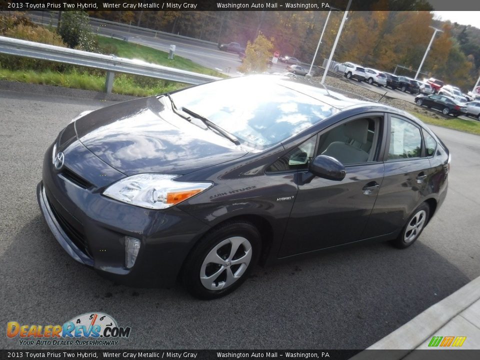 2013 Toyota Prius Two Hybrid Winter Gray Metallic / Misty Gray Photo #5