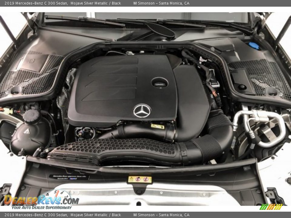 2019 Mercedes-Benz C 300 Sedan Mojave Silver Metallic / Black Photo #8