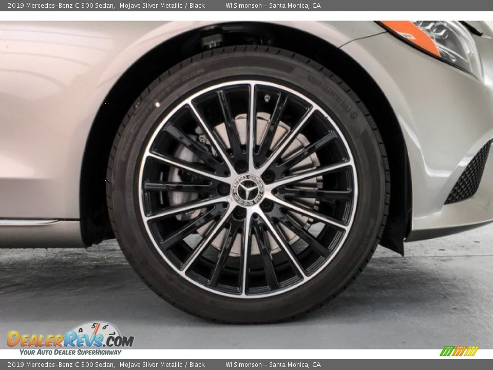2019 Mercedes-Benz C 300 Sedan Mojave Silver Metallic / Black Photo #9