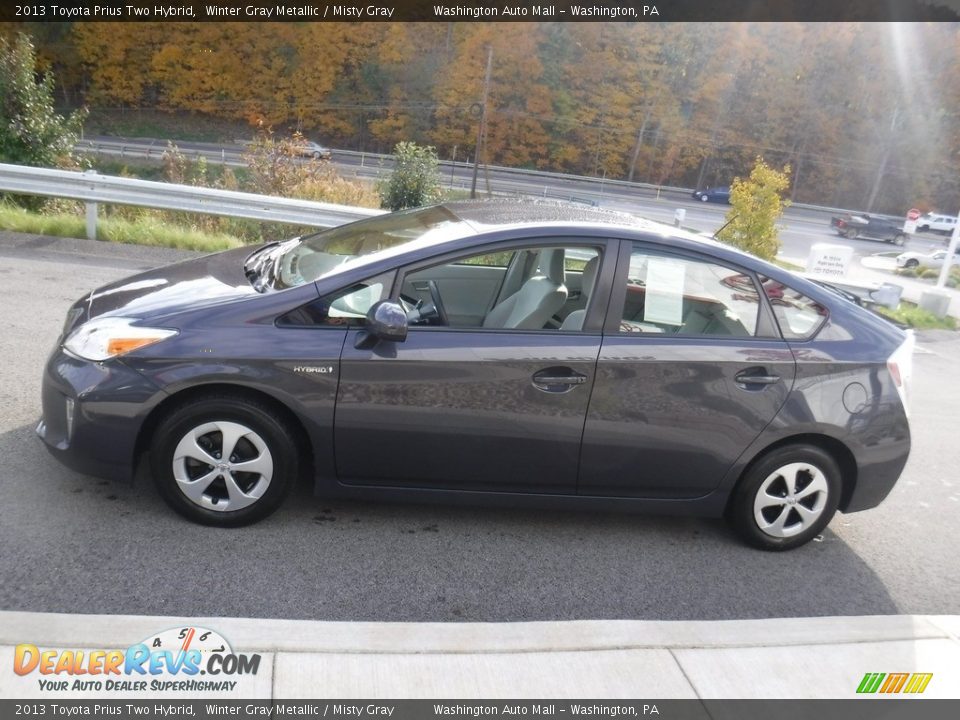 2013 Toyota Prius Two Hybrid Winter Gray Metallic / Misty Gray Photo #6
