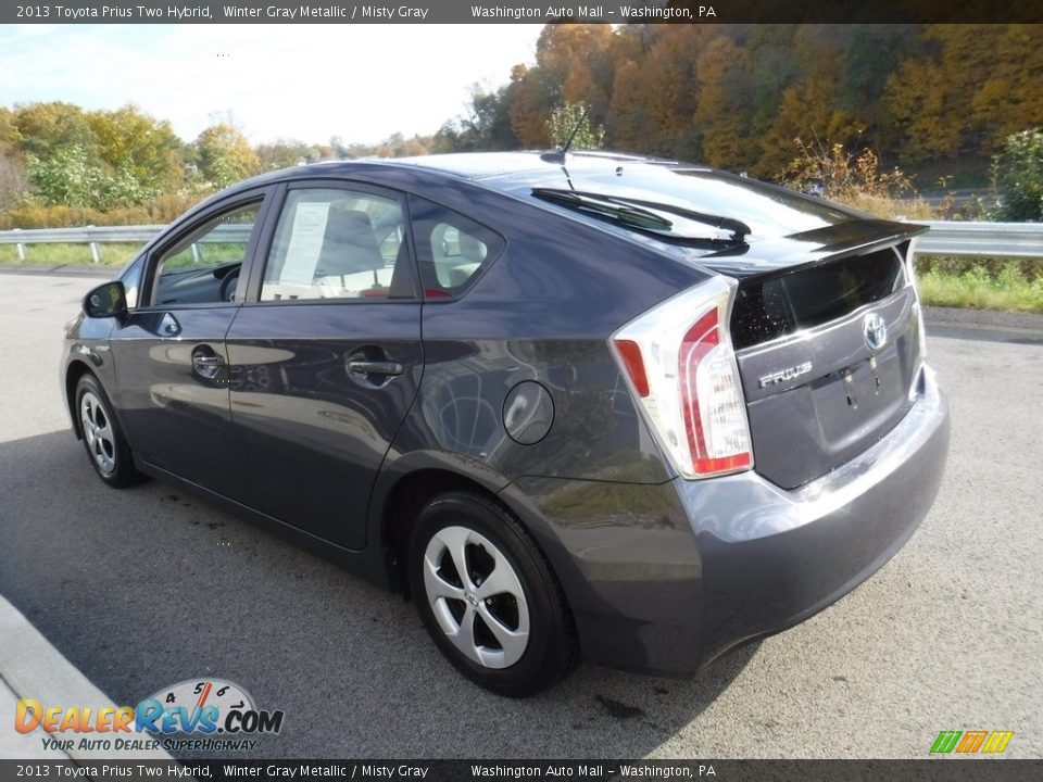 2013 Toyota Prius Two Hybrid Winter Gray Metallic / Misty Gray Photo #7