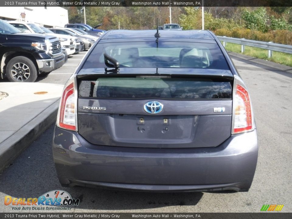 2013 Toyota Prius Two Hybrid Winter Gray Metallic / Misty Gray Photo #8