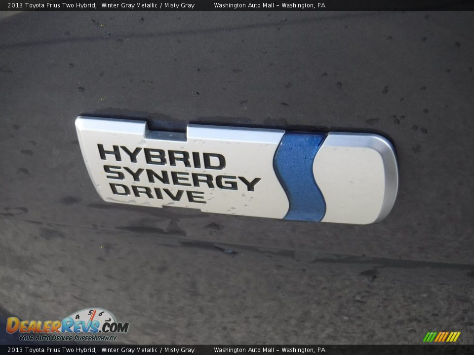 2013 Toyota Prius Two Hybrid Winter Gray Metallic / Misty Gray Photo #10