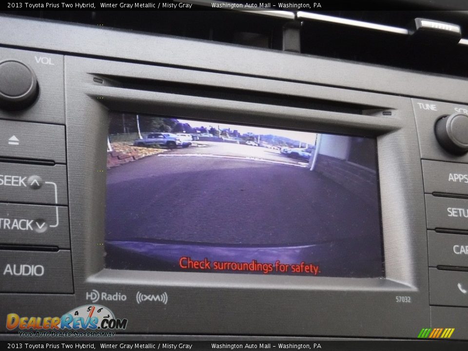 2013 Toyota Prius Two Hybrid Winter Gray Metallic / Misty Gray Photo #15