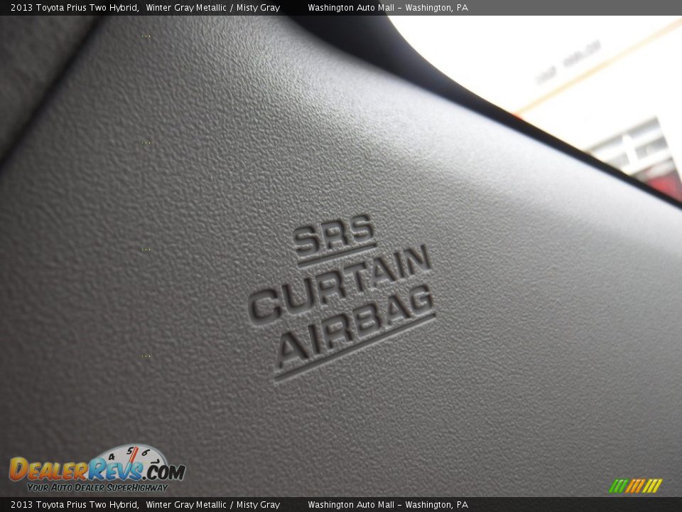 2013 Toyota Prius Two Hybrid Winter Gray Metallic / Misty Gray Photo #16