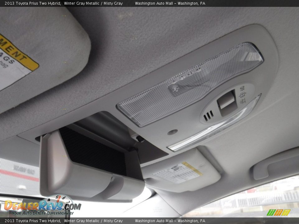 2013 Toyota Prius Two Hybrid Winter Gray Metallic / Misty Gray Photo #19