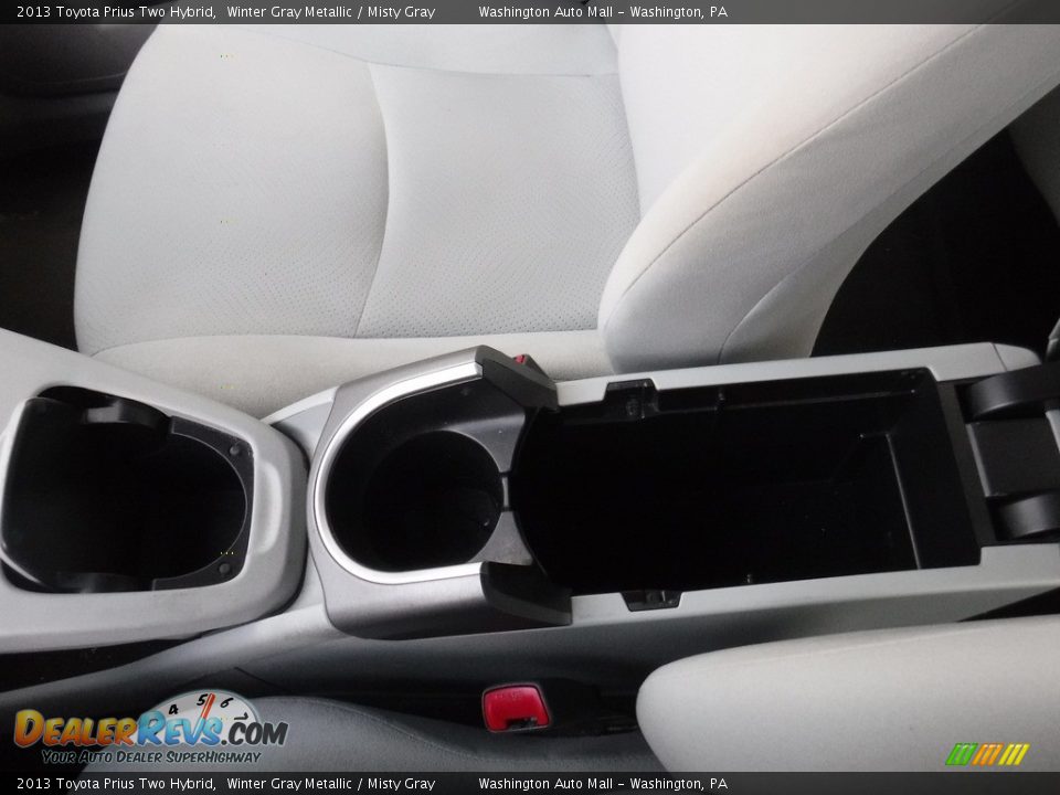 2013 Toyota Prius Two Hybrid Winter Gray Metallic / Misty Gray Photo #20