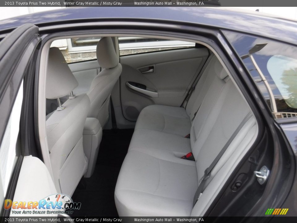 2013 Toyota Prius Two Hybrid Winter Gray Metallic / Misty Gray Photo #21