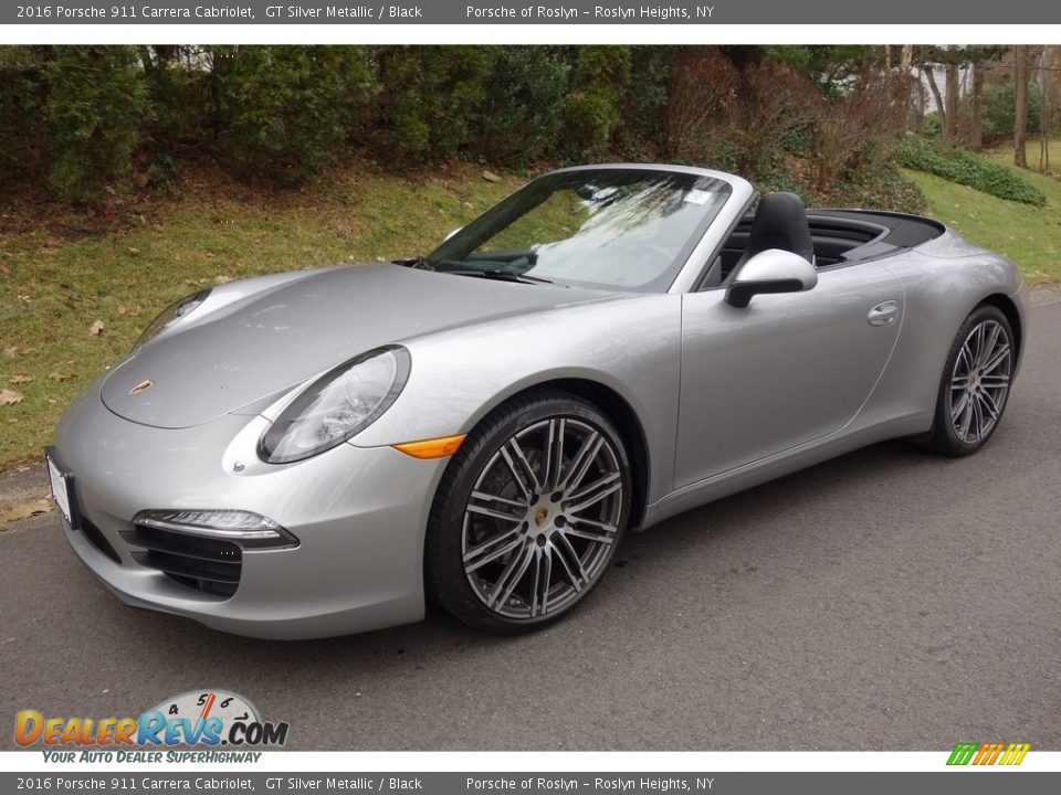2016 Porsche 911 Carrera Cabriolet GT Silver Metallic / Black Photo #1