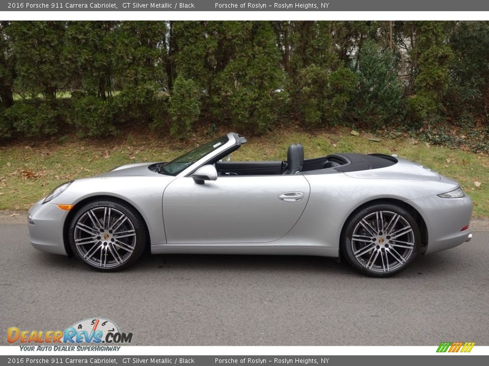 GT Silver Metallic 2016 Porsche 911 Carrera Cabriolet Photo #3