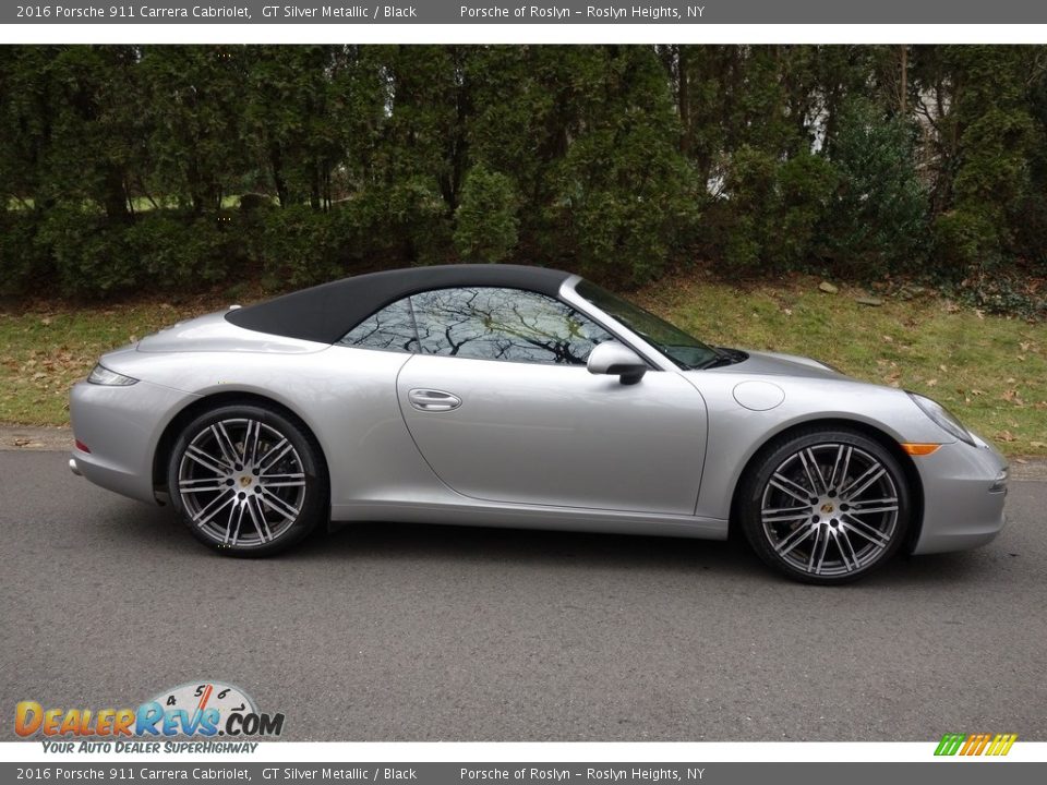 GT Silver Metallic 2016 Porsche 911 Carrera Cabriolet Photo #7