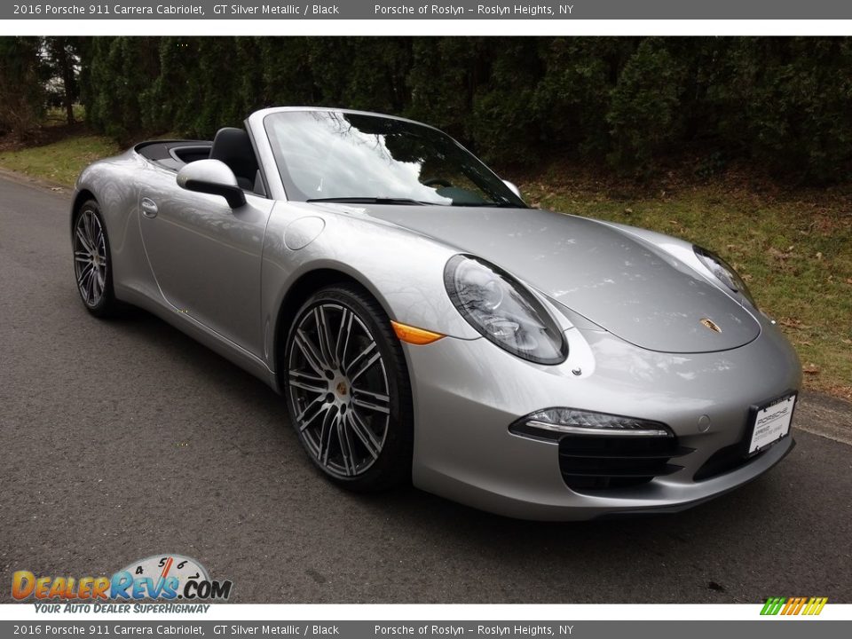 2016 Porsche 911 Carrera Cabriolet GT Silver Metallic / Black Photo #8