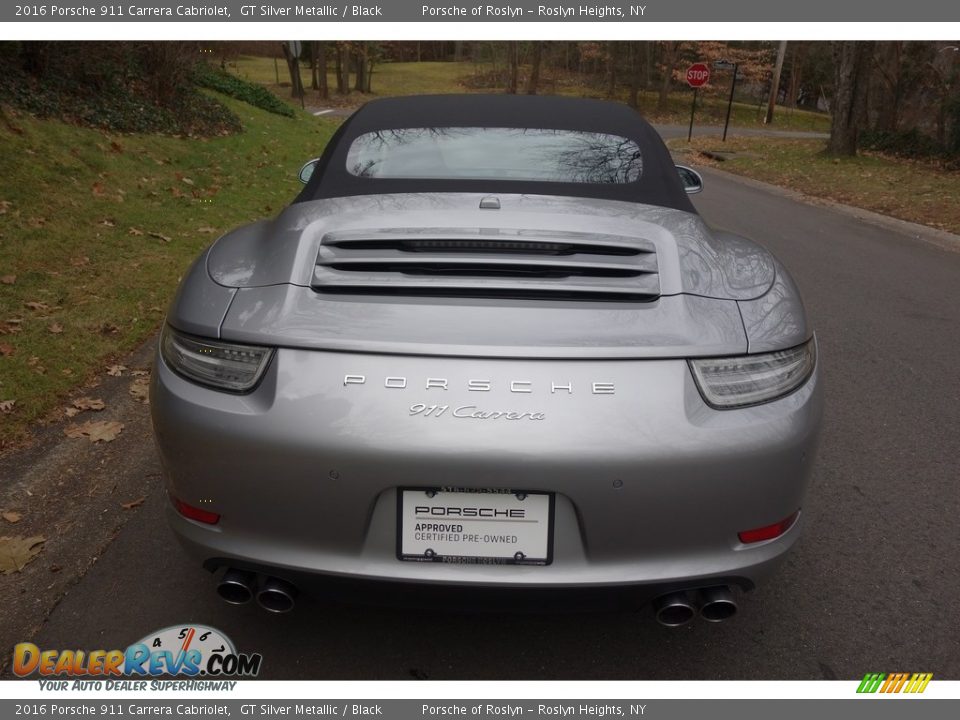 2016 Porsche 911 Carrera Cabriolet GT Silver Metallic / Black Photo #9
