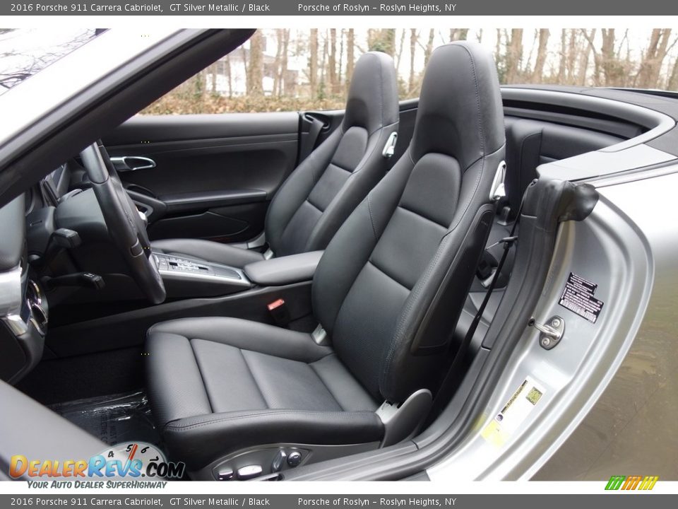 2016 Porsche 911 Carrera Cabriolet GT Silver Metallic / Black Photo #14