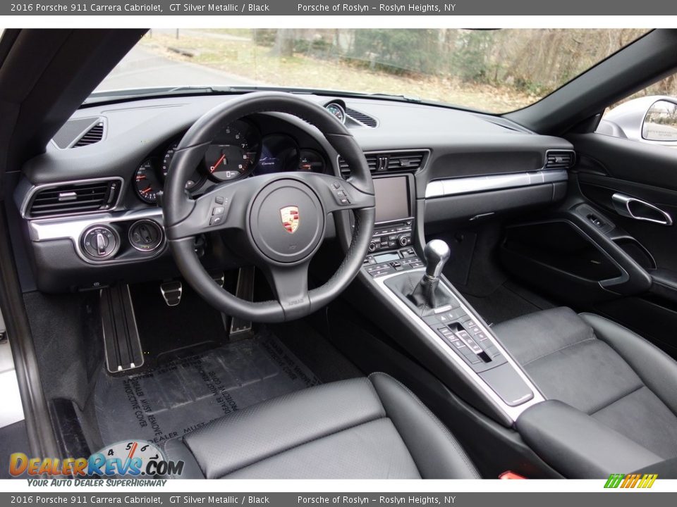 Black Interior - 2016 Porsche 911 Carrera Cabriolet Photo #21