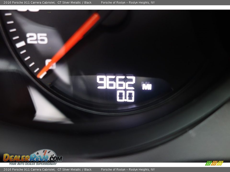 2016 Porsche 911 Carrera Cabriolet GT Silver Metallic / Black Photo #22