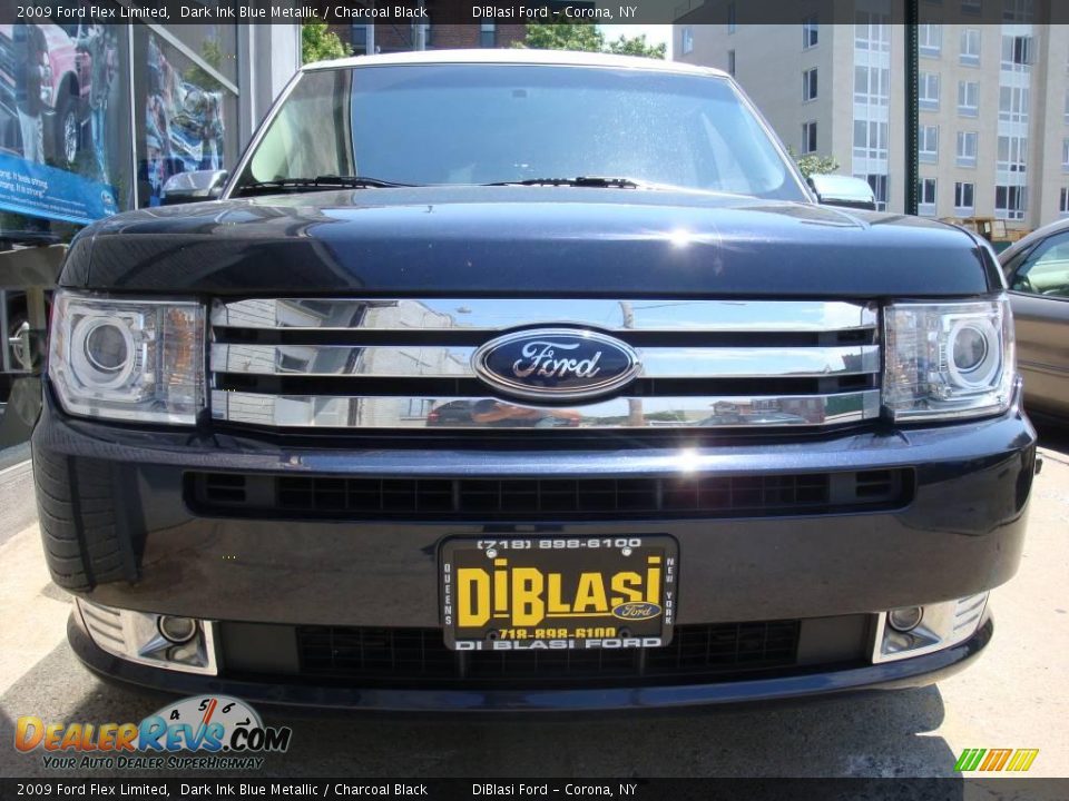 2009 Ford Flex Limited Dark Ink Blue Metallic / Charcoal Black Photo #2