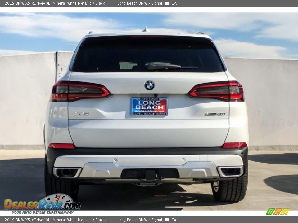 2019 BMW X5 xDrive40i Mineral White Metallic / Black Photo #3