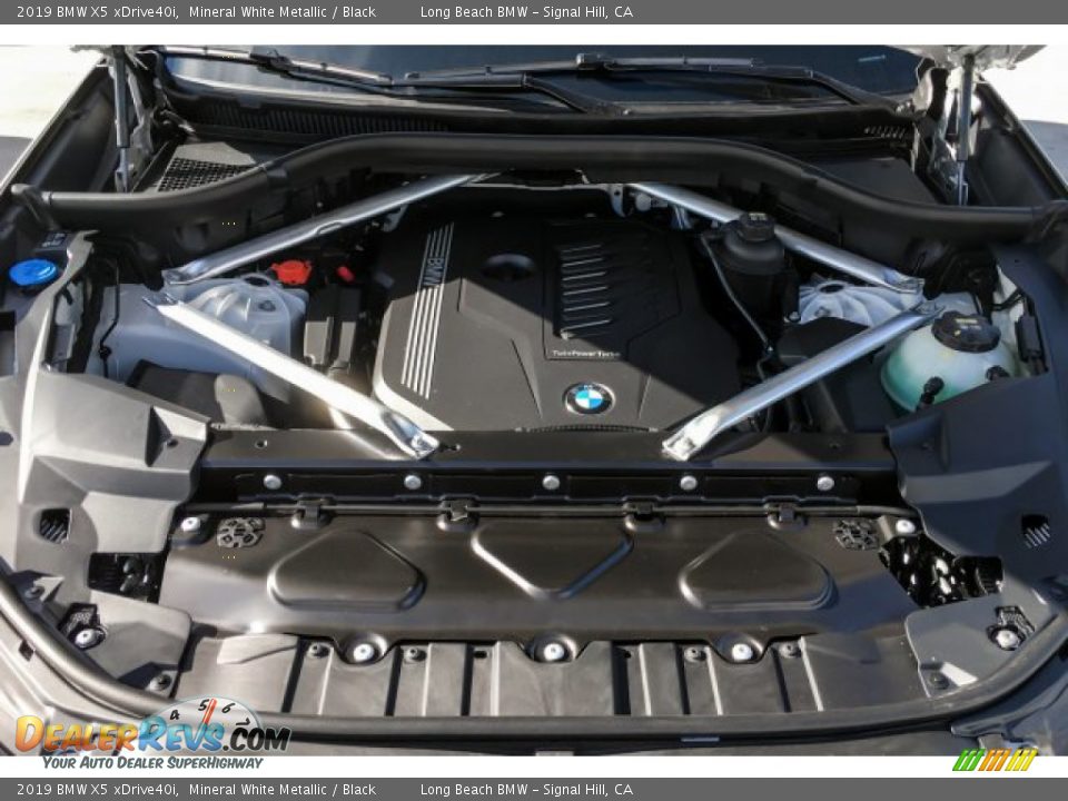 2019 BMW X5 xDrive40i Mineral White Metallic / Black Photo #8