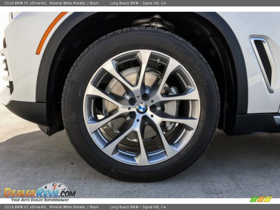 2019 BMW X5 xDrive40i Mineral White Metallic / Black Photo #9