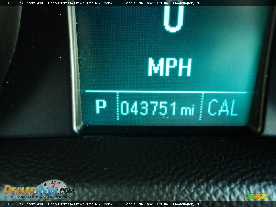 2014 Buick Encore AWD Deep Espresso Brown Metallic / Ebony Photo #15