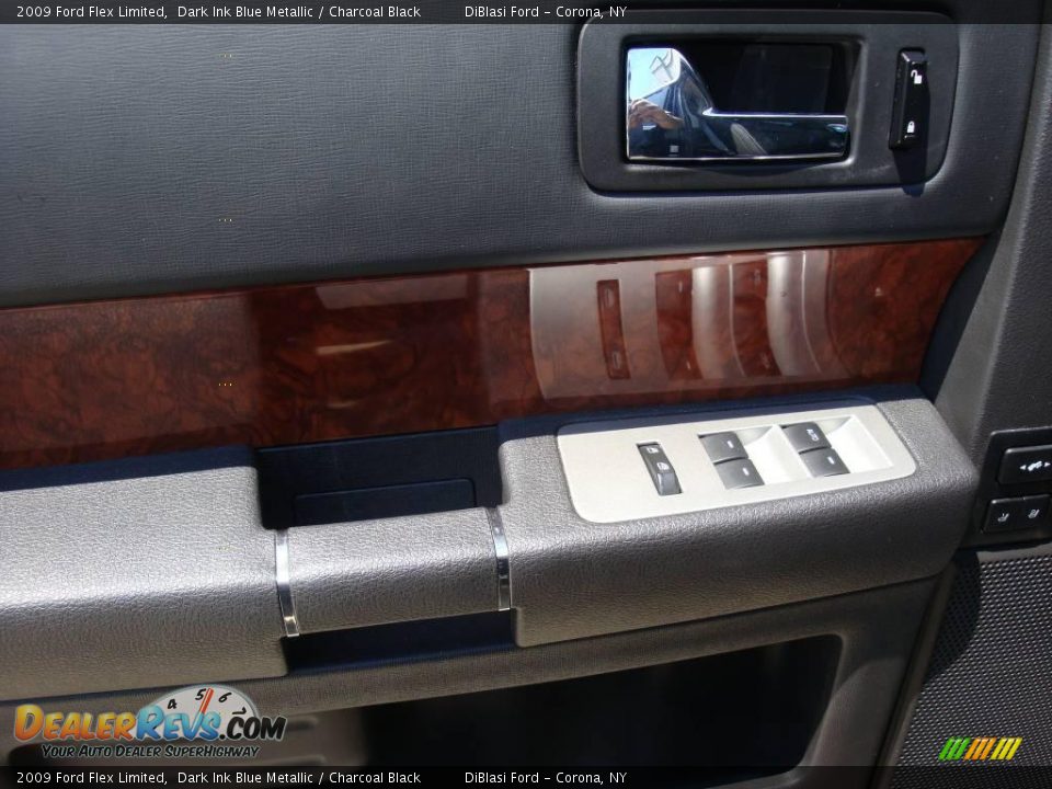 2009 Ford Flex Limited Dark Ink Blue Metallic / Charcoal Black Photo #10
