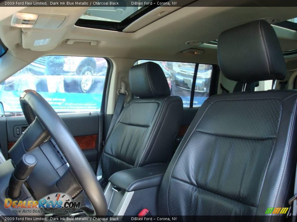 2009 Ford Flex Limited Dark Ink Blue Metallic / Charcoal Black Photo #11